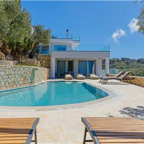 3 bedroom villa with pool & sea views, Makrades, sleeps 6